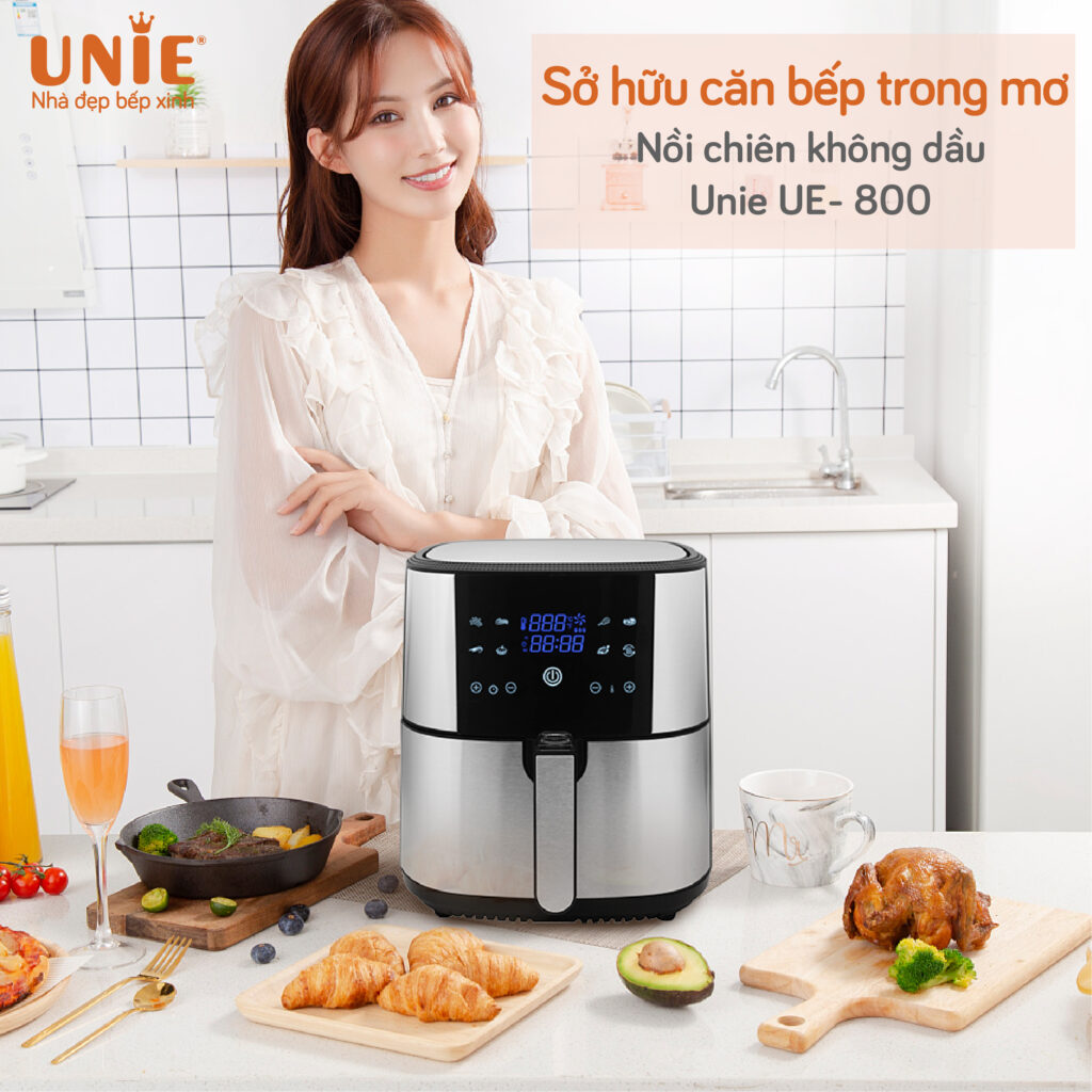 Làm thế nào để sử dụng nồi chiên không dầu Unie 8 lít một cách an toàn?
